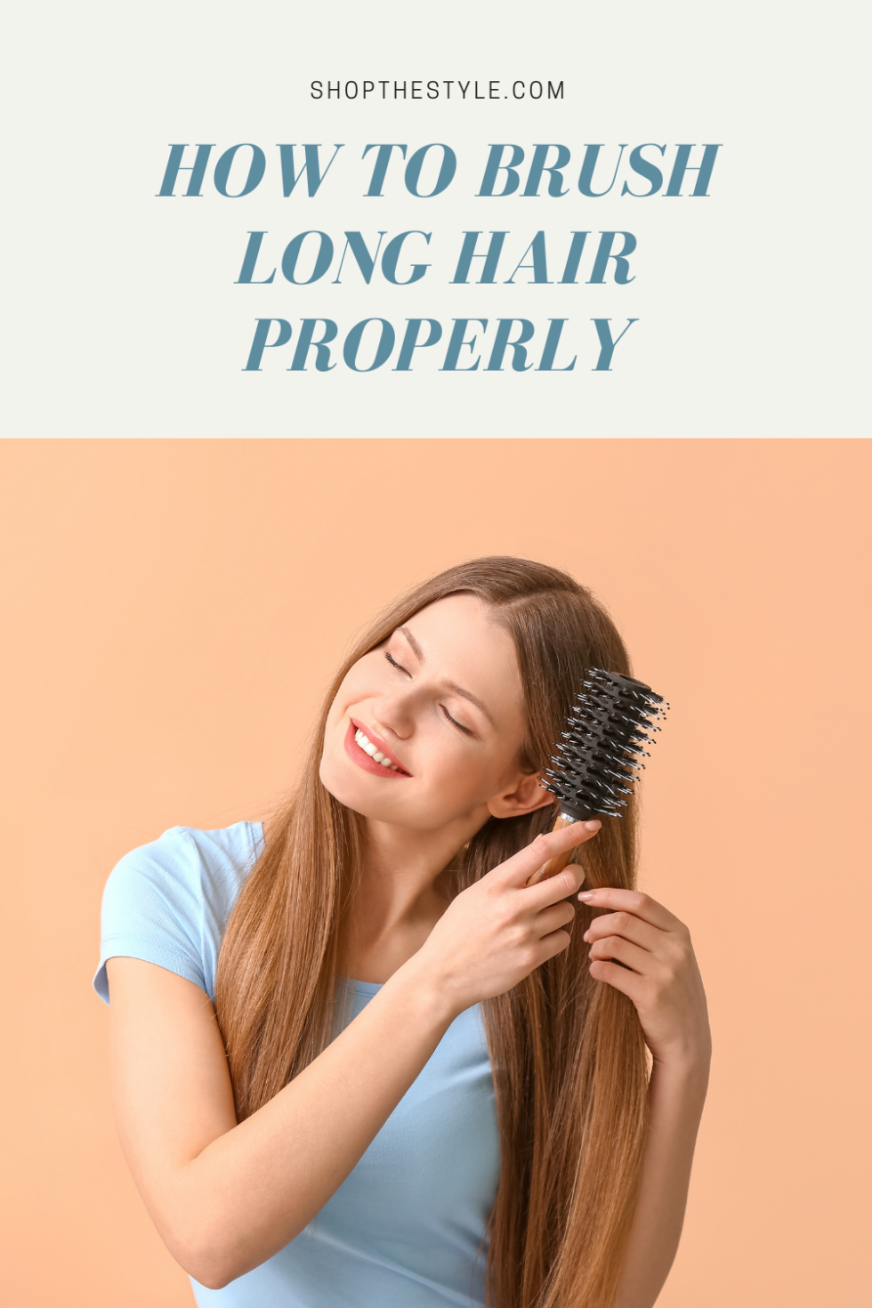 How To Brush Long Hair Properly - Shop The Style