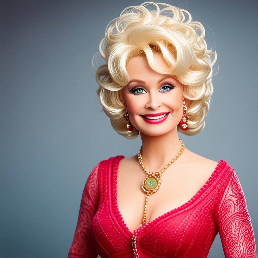 Dolly Parton Barbie Doll by Mattel prototype (AI generated)