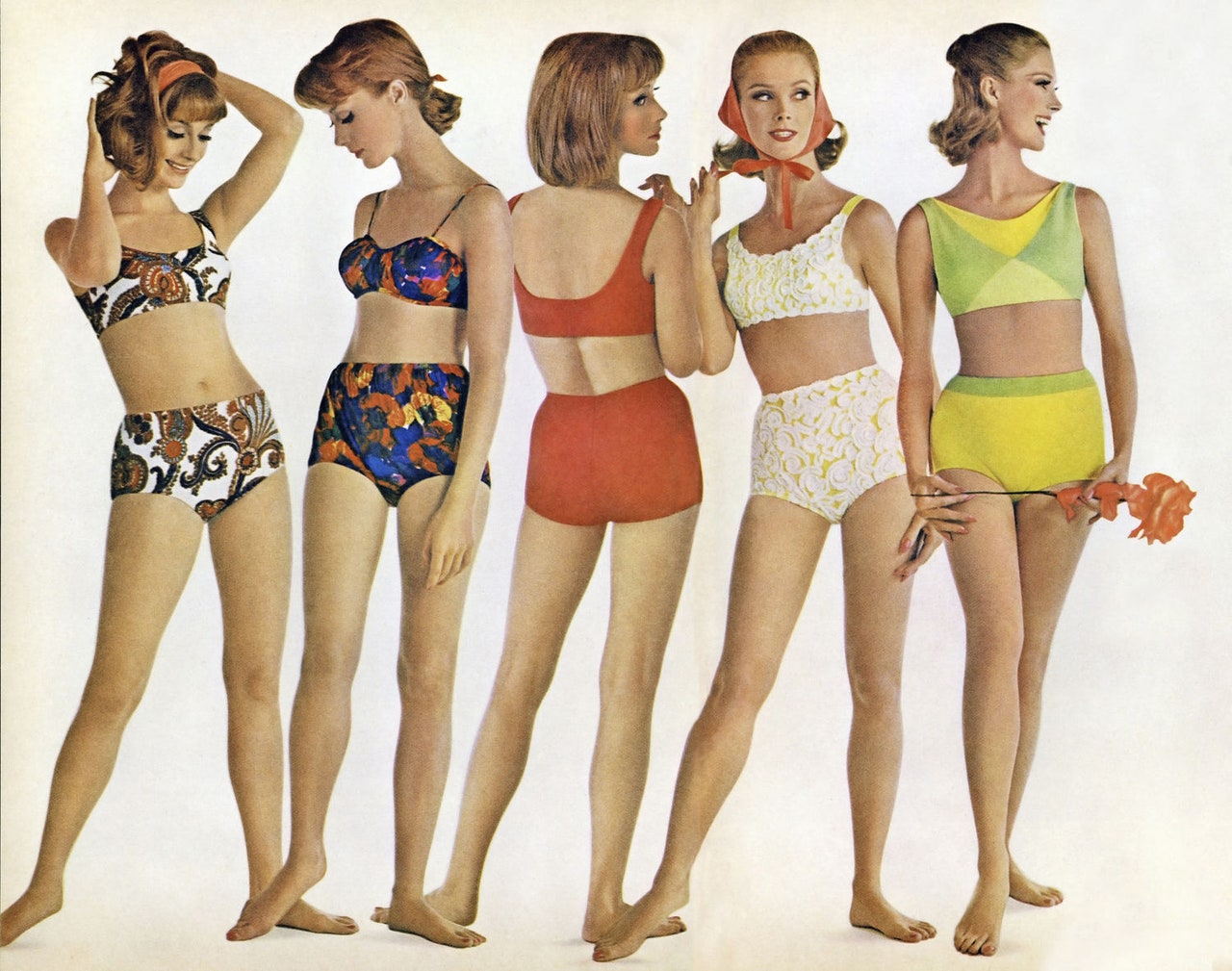  Glamour Vintage Bikini Print Ads | Glamour