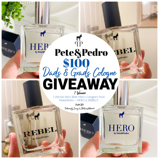 Pete&Pedro $100 Dads & Grads Cologne Giveaway