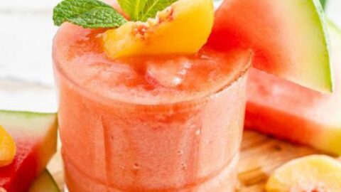 Image for Watermelon Peach Daiquiri Recipe