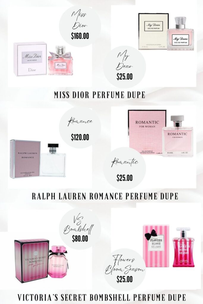 List of Best Designer Perfume Dupes - Shop The Style