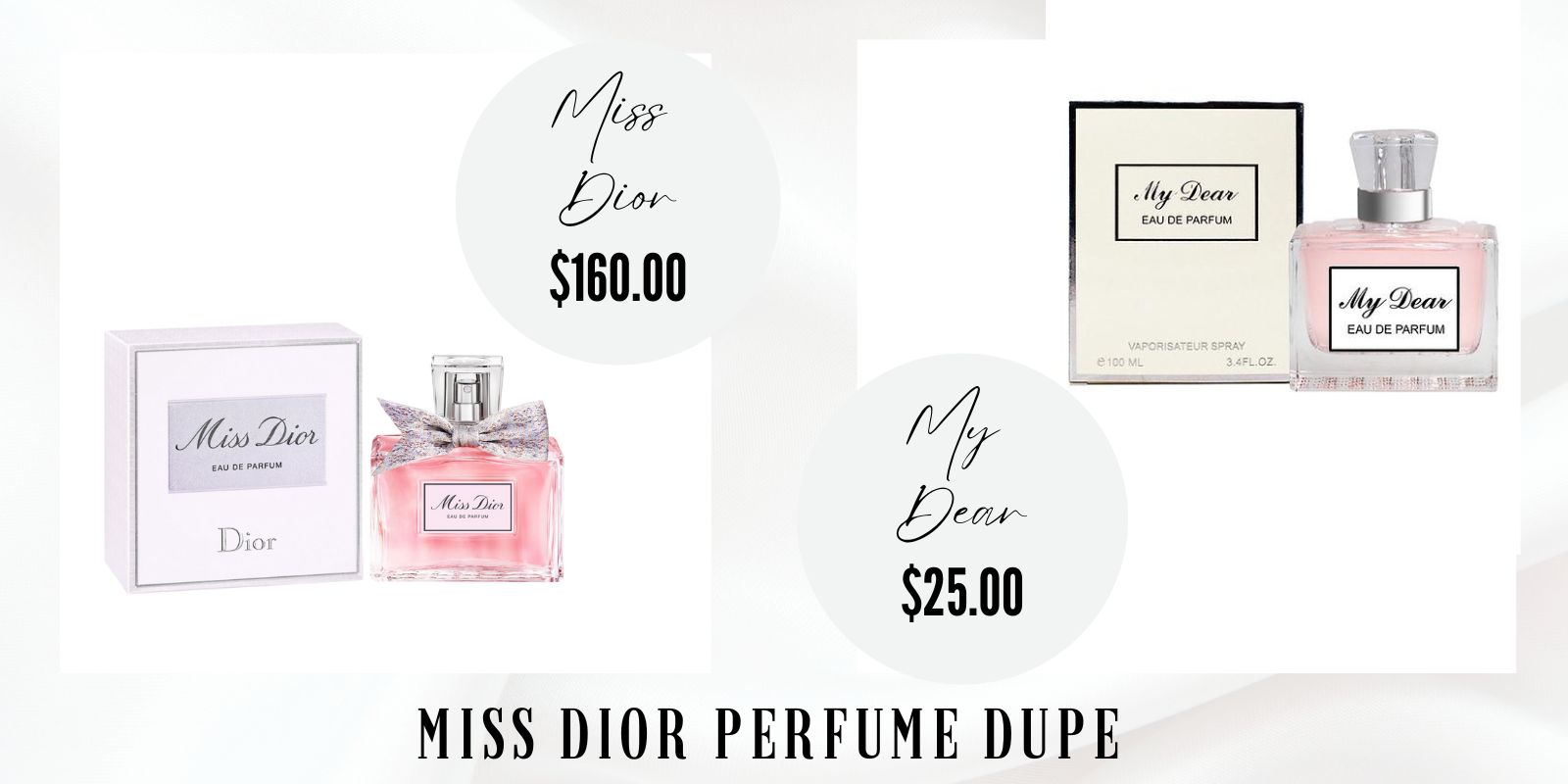 Miss Dior Perfume Dupe: My Dear Eau de Parfum