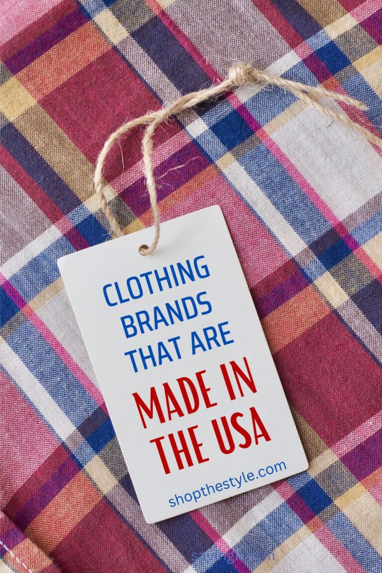 20 Clothing Brands That Are Made In The USA - Shop The Style