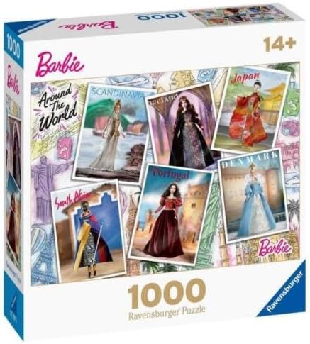 Ravensburger Barbie Around The World 1000 Piece Puzzle