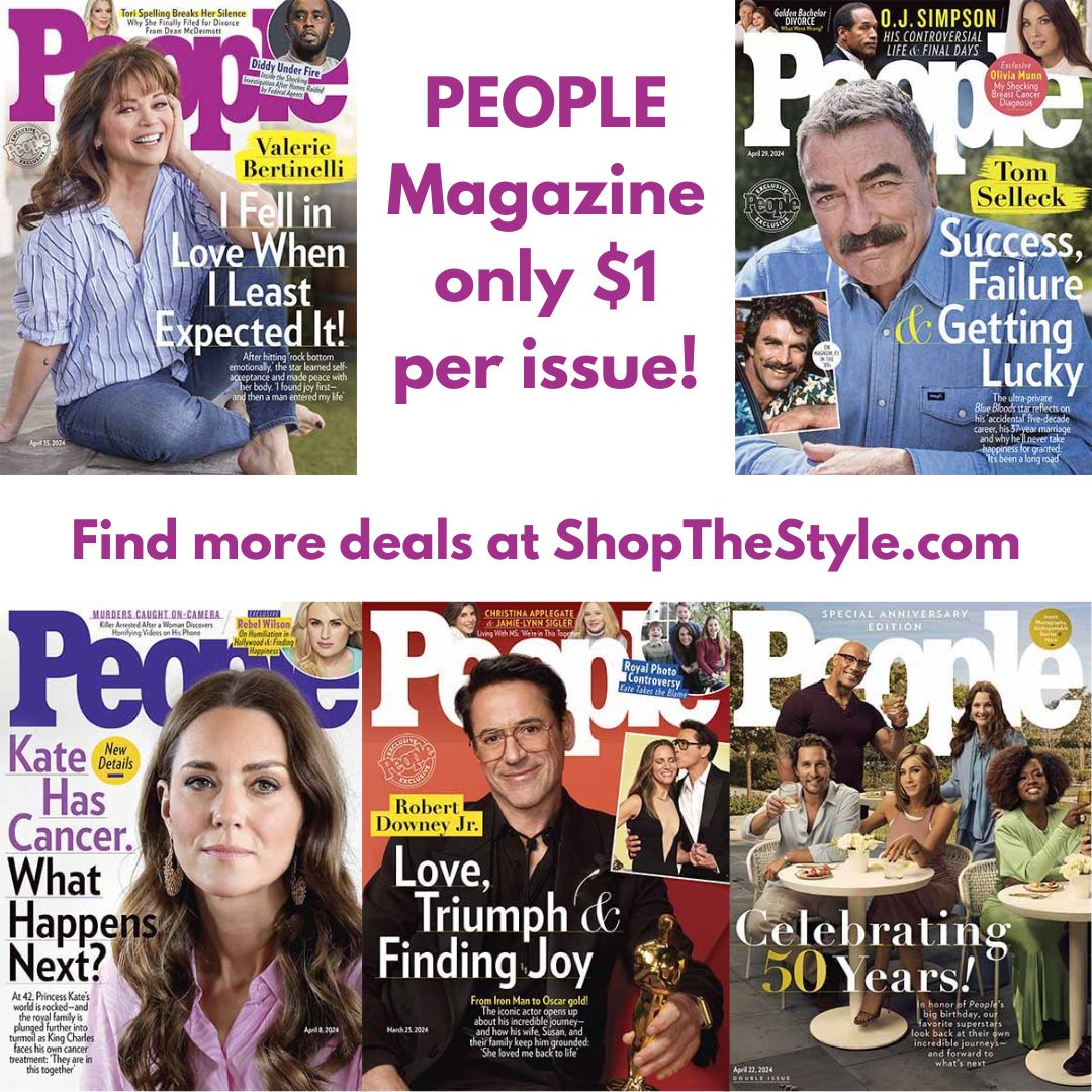 85% off People Magazine – Only $1 Per Issue