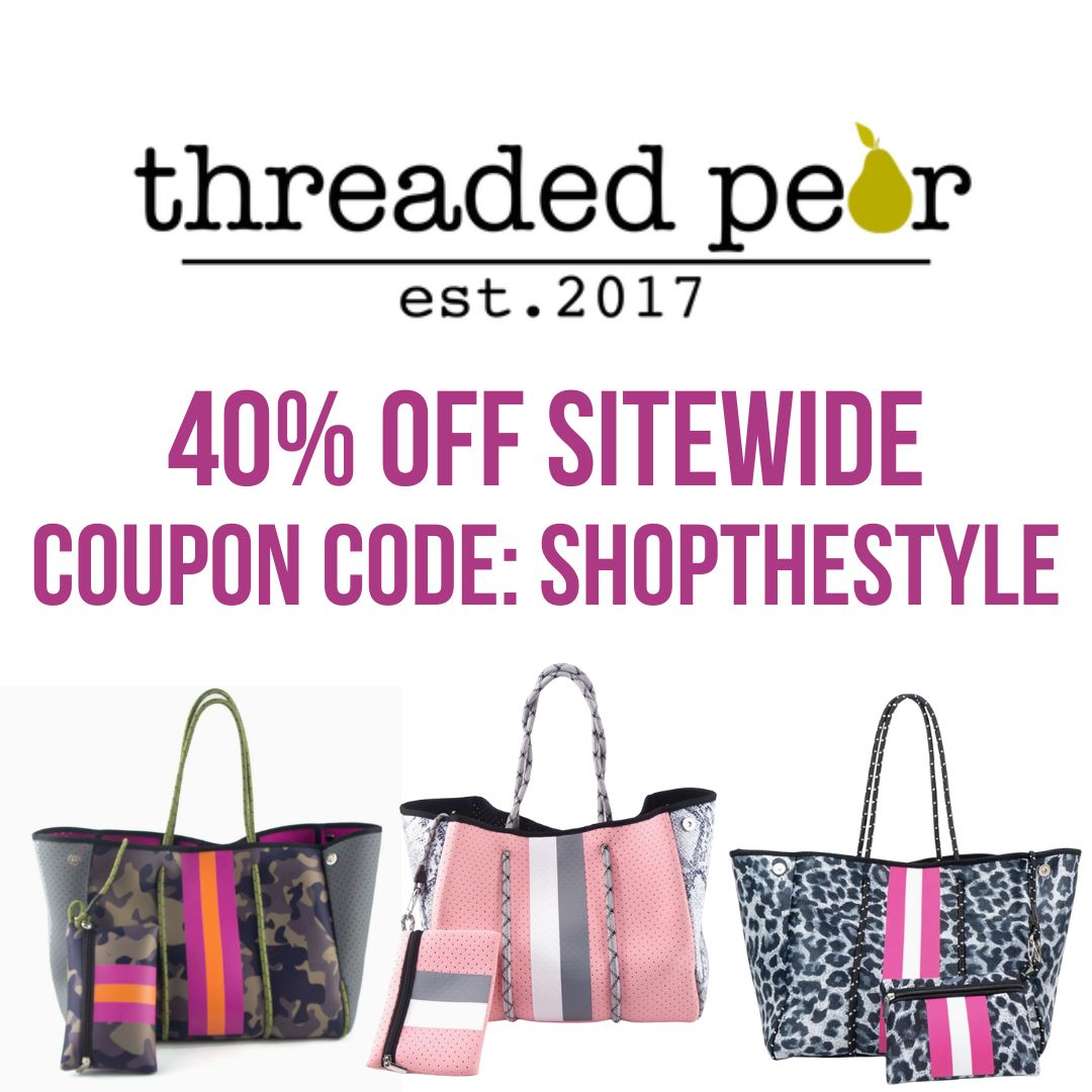 Threaded Pear Coupon: 40% off Code SHOPTHESTYLE