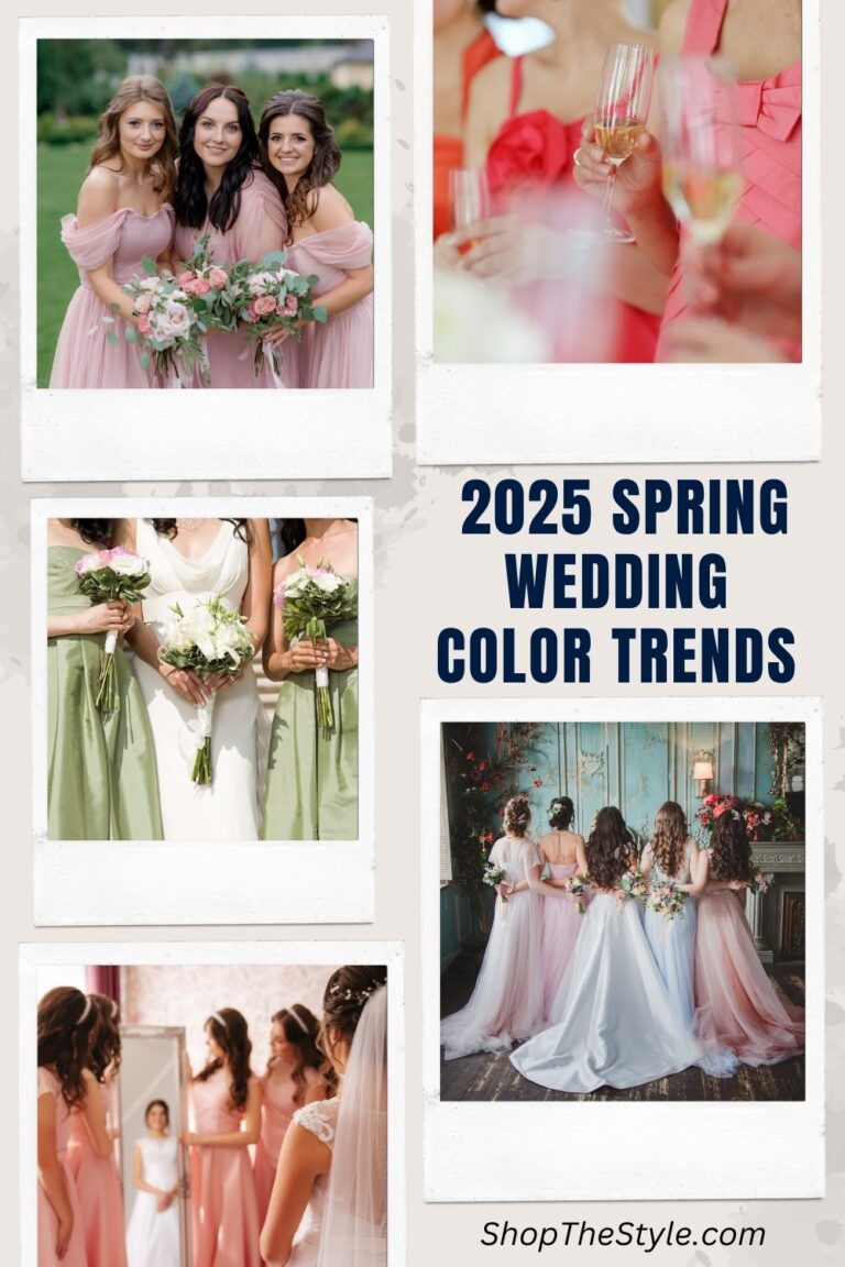 5 Color Trends For 2025 Spring Weddings - Shop The Style