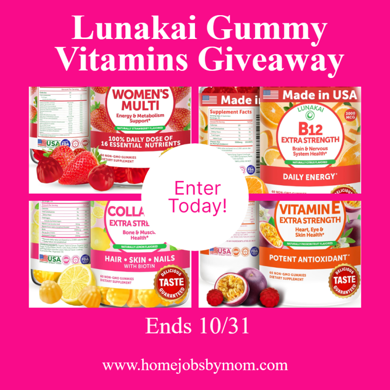 Lunakai Gummy Vitamins Giveaway