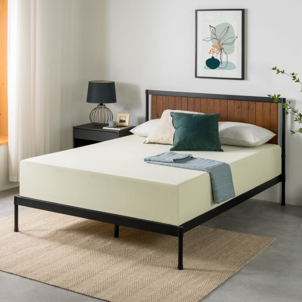 Queen Zinus Cooling Airflow Tight Top 12″ Memory Foam Mattress only $88.88